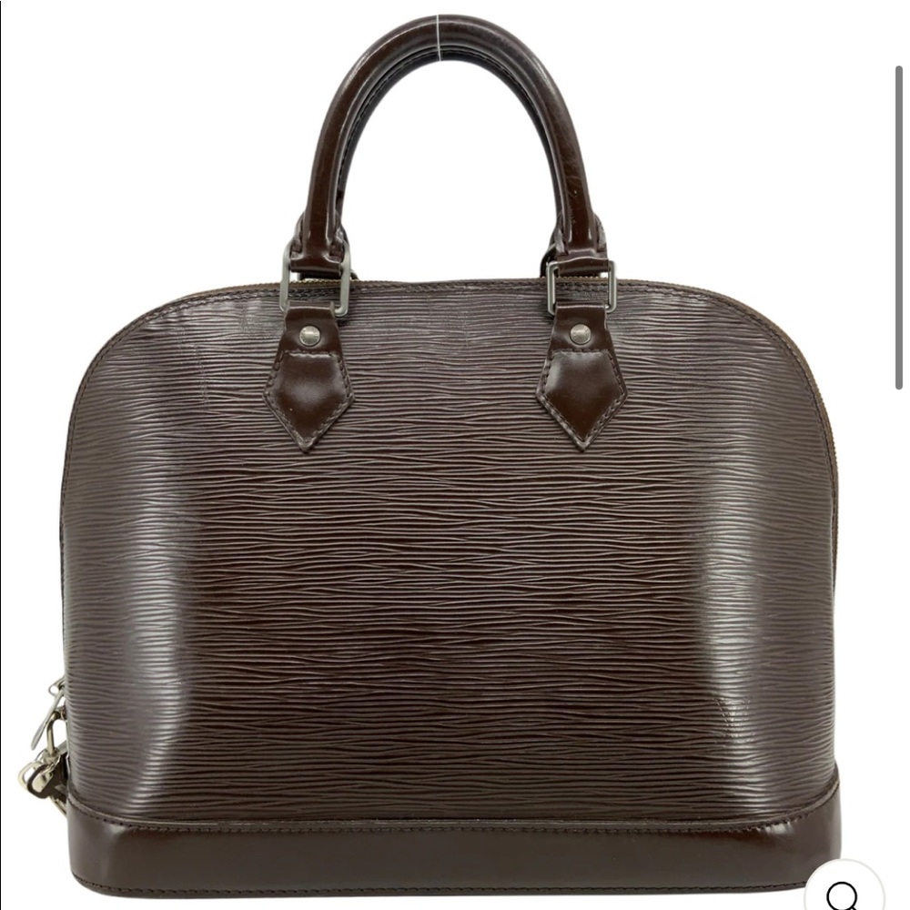 Louis Vuitton Alma Handbag Epi Leather (black)